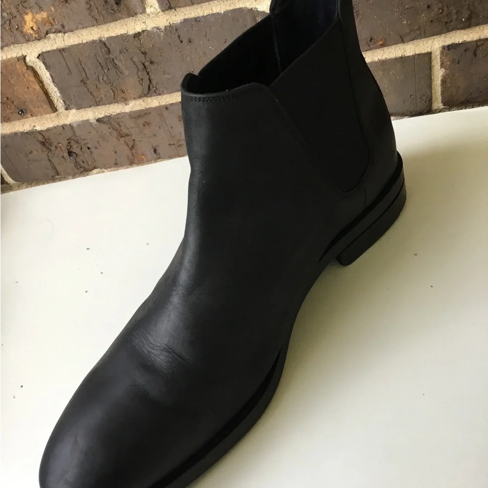 Cole Haan Black Men's Chukka Boot - Smooth Leather Slip-On